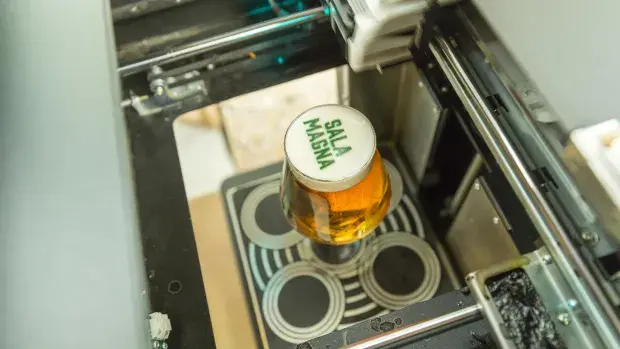 Sala Magna - Beer printing